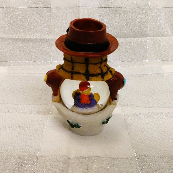 World Bazaars Holiday Waterball/Snow Globe Snowman & Teddy Bear With Box - Picture 5 of 14